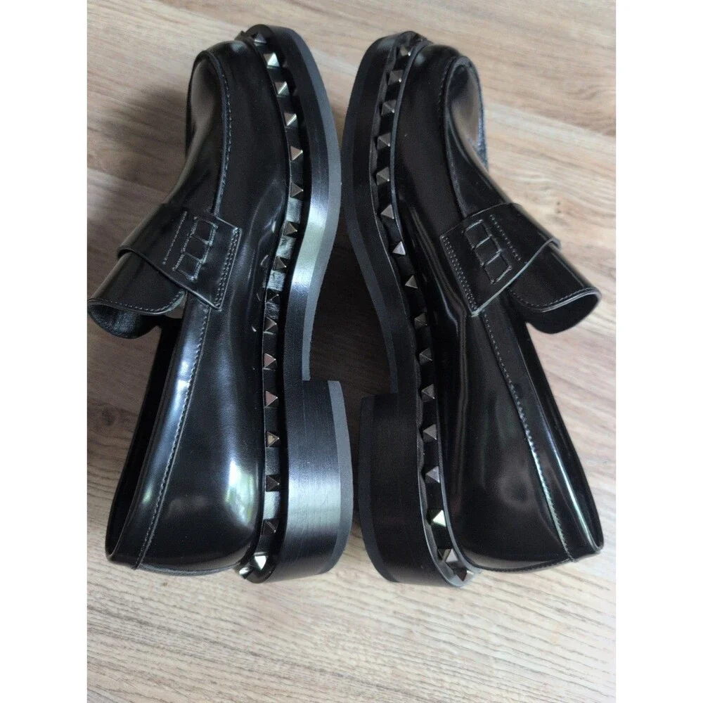 Valentino Garavani Rockstud M-Way Loafers Mens EU 42.5 $1190